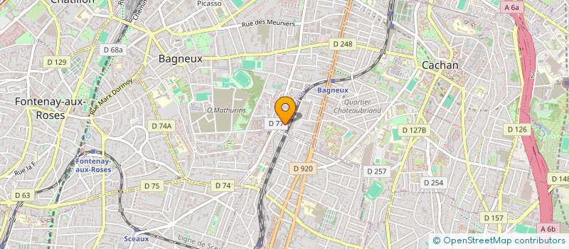 localisation de l'entreprise MONSIEUR PHILIPPE FINES à BAGNEUX