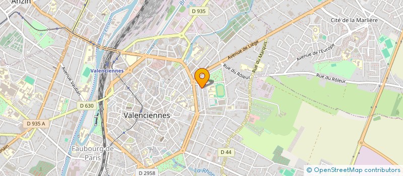 localisation de l'entreprise MONSIEUR PHILIPPE FINET  VALENCIENNES