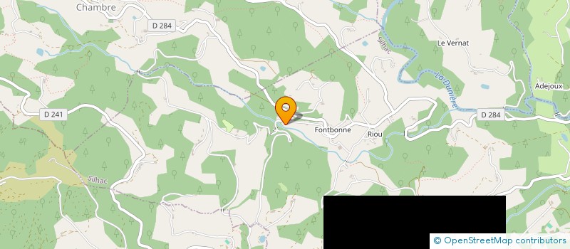 localisation de l'entreprise MONSIEUR PHILIPPE FINIELS  SILHAC