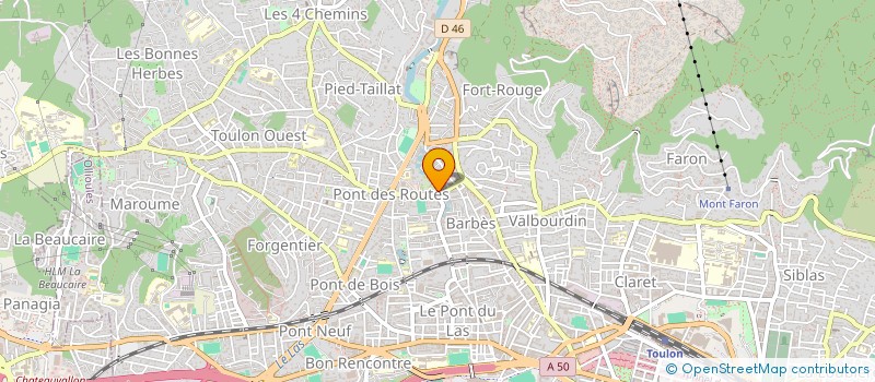 localisation de l'entreprise MONSIEUR PHILIPPE FIORI  TOULON