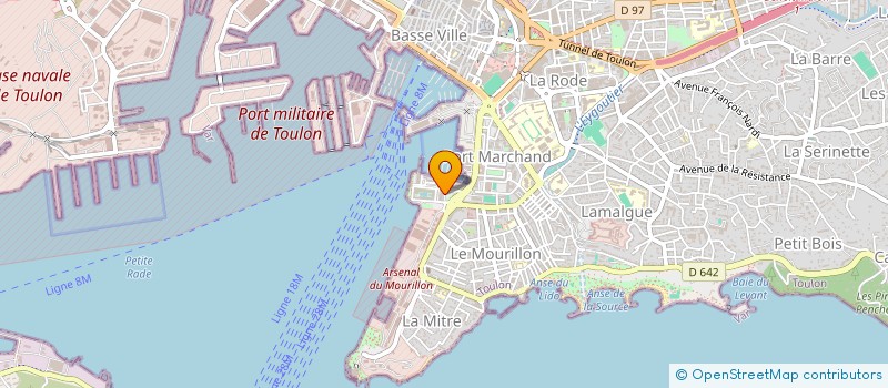 localisation de l'entreprise MONSIEUR PHILIPPE FLAUST  TOULON