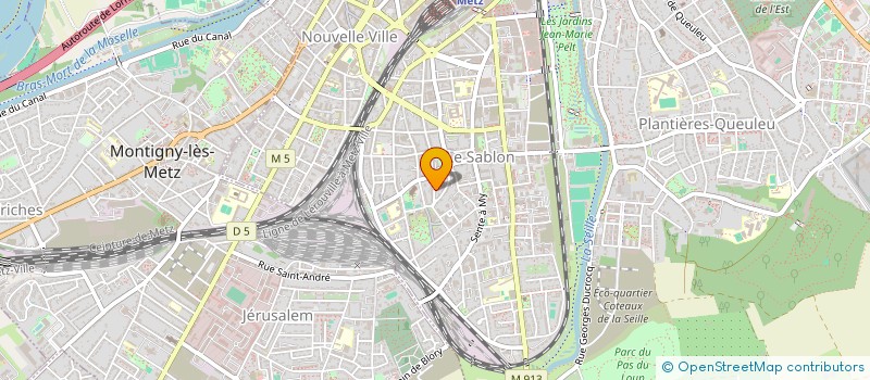 localisation de l'entreprise MONSIEUR PHILIPPE FLAYEUX  METZ