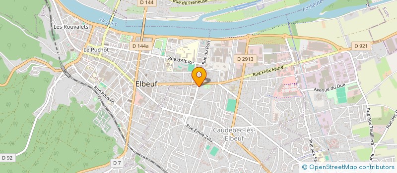 localisation de l'entreprise MONSIEUR PHILIPPE FLEURY  CAUDEBEC-LES-ELBEUF