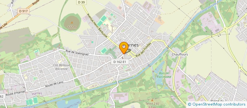 localisation de l'entreprise MONSIEUR PHILIPPE FLEURY à HARNES