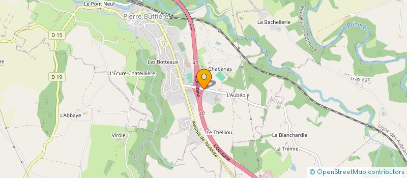 localisation de l'entreprise MONSIEUR PHILIPPE FLORANCEAU à PIERRE-BUFFIERE