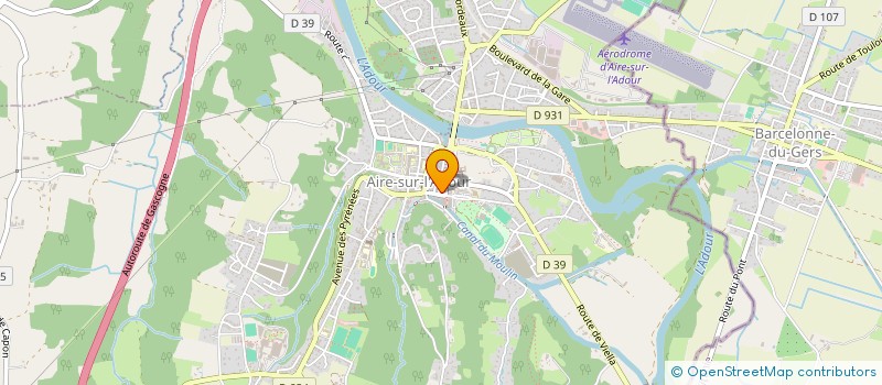 localisation de l'entreprise MONSIEUR PHILIPPE FLORES  AIRE-SUR-L'ADOUR