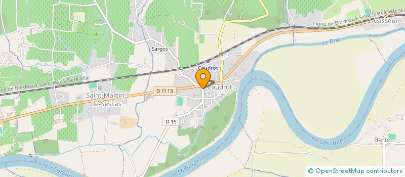 localisation de l'entreprise MONSIEUR PHILIPPE FOLLET  CAUDROT