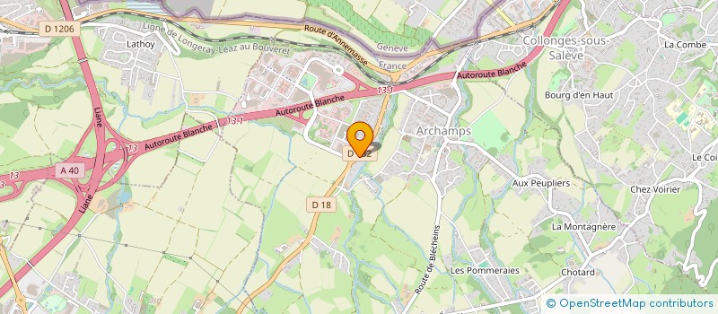 localisation de l'entreprise MONSIEUR PHILIPPE FONTAINE  ARCHAMPS