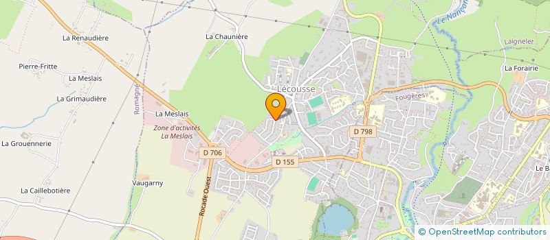 localisation de l'entreprise MONSIEUR PHILIPPE FONTAINE  LUITRE-DOMPIERRE