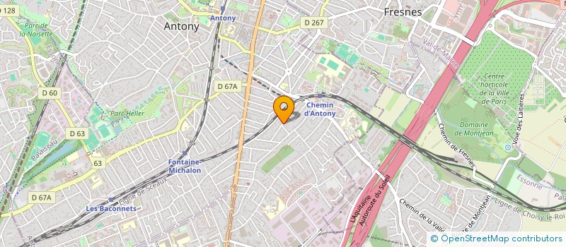 localisation de l'entreprise MONSIEUR PHILIPPE FONTAINE à ANTONY