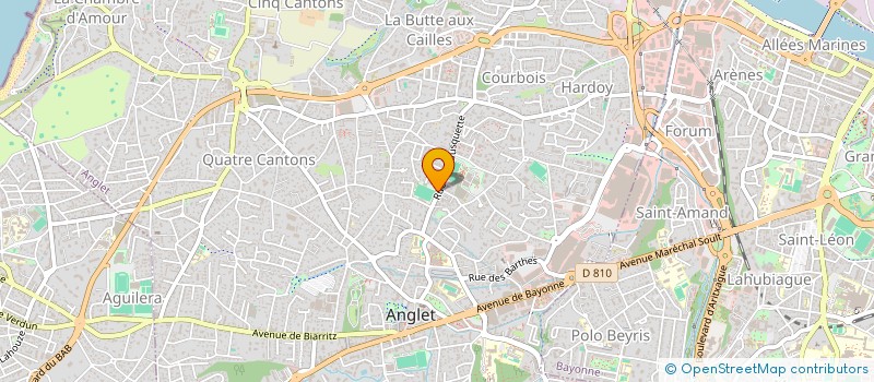 localisation de l'entreprise MONSIEUR PHILIPPE FONTANEAU  ANGLET