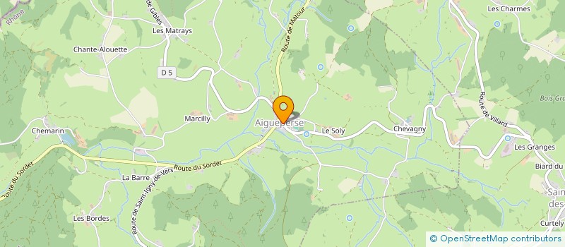 localisation de l'entreprise MONSIEUR PHILIPPE FOREST  SAINT-CLEMENT-DE-VERS