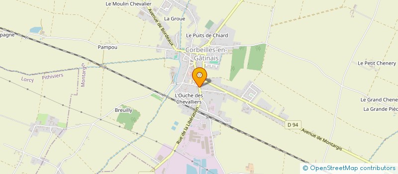 localisation de l'entreprise MONSIEUR PHILIPPE FORESTIER  CORBEILLES