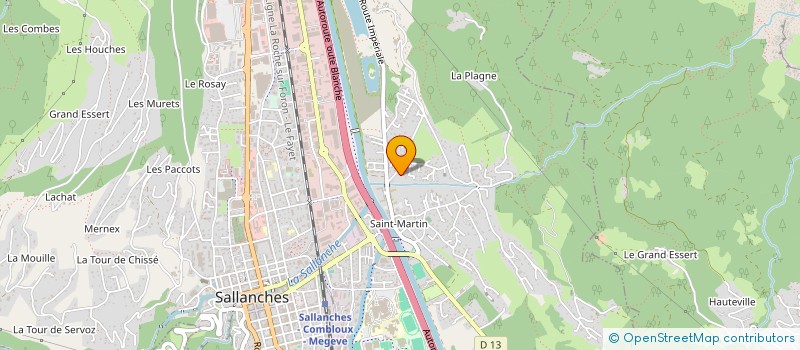localisation de l'entreprise MONSIEUR PHILIPPE FORNEY à SALLANCHES