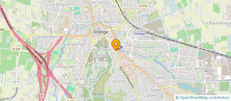 localisation de l'entreprise MONSIEUR PHILIPPE FORNI à ORANGE