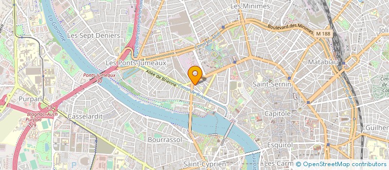 localisation de l'entreprise MONSIEUR PHILIPPE FORTIER à TOULOUSE
