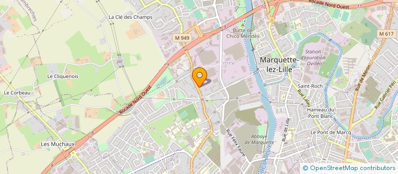 localisation de l'entreprise MONSIEUR PHILIPPE FOSSAT à MARQUETTE-LEZ-LILLE