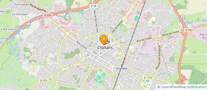 localisation de l'entreprise MONSIEUR PHILIPPE FOUASSON à CHALLANS