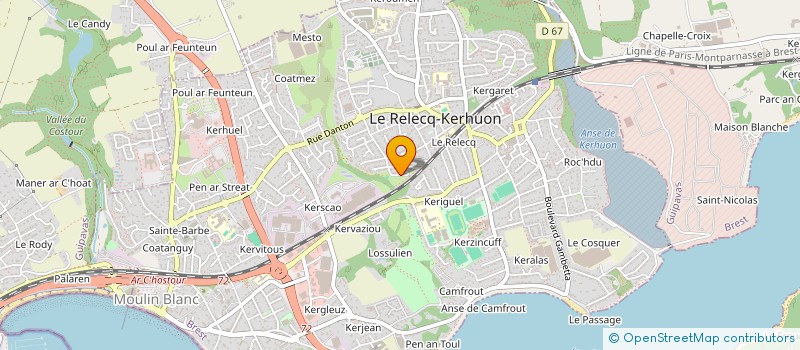 localisation de l'entreprise MONSIEUR PHILIPPE FOUCHER  LE RELECQ-KERHUON
