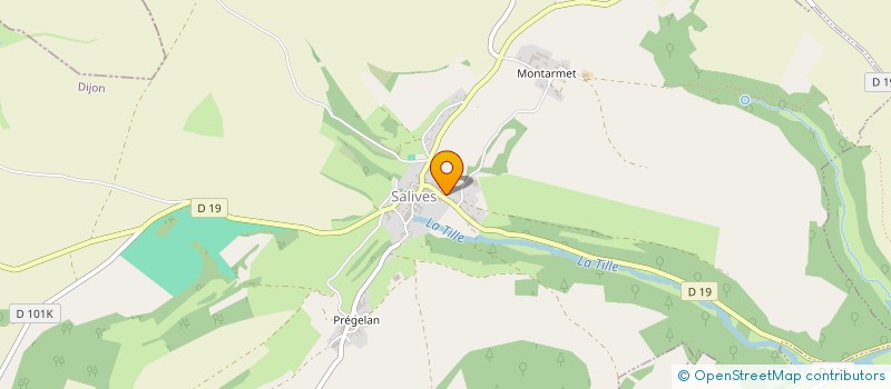 localisation de l'entreprise MONSIEUR PHILIPPE FOUCHET à SALIVES