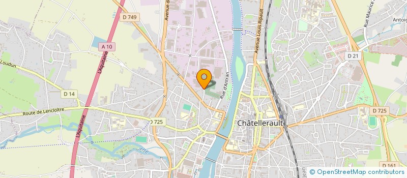 localisation de l'entreprise MONSIEUR PHILIPPE FOUCRET à CHATELLERAULT
