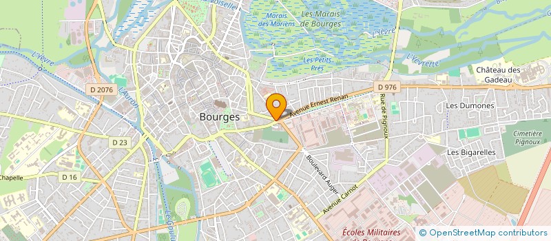 localisation de l'entreprise MONSIEUR PHILIPPE FOUILLET  BOURGES