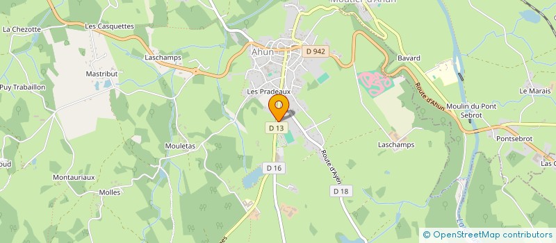 localisation de l'entreprise MONSIEUR PHILIPPE FOULHOUX à AHUN