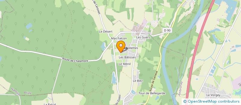 localisation de l'entreprise MONSIEUR PHILIPPE FOULON  PRIAY