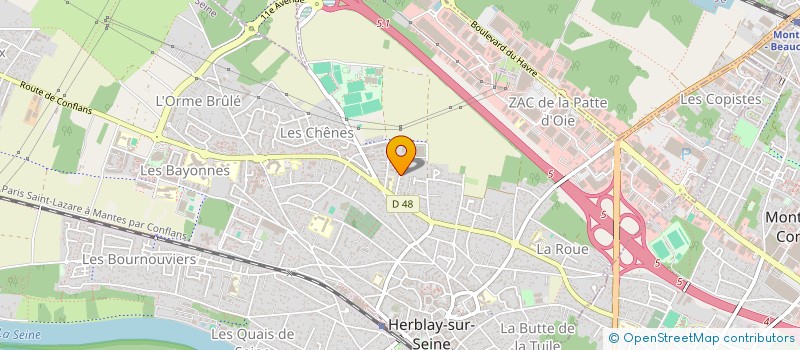 localisation de l'entreprise MONSIEUR PHILIPPE FOUQUEREAU à HERBLAY-SUR-SEINE