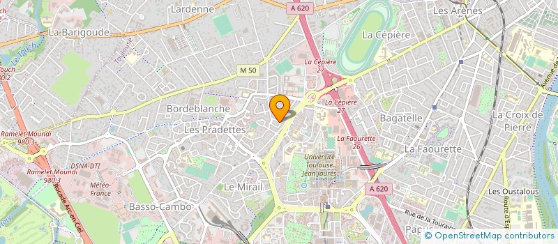 localisation de l'entreprise MONSIEUR PHILIPPE FOURCADE à TOULOUSE
