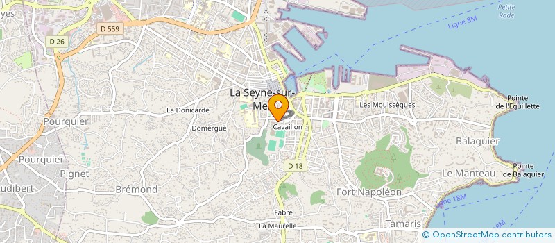 localisation de l'entreprise MONSIEUR PHILIPPE FOURNIE à LA SEYNE-SUR-MER