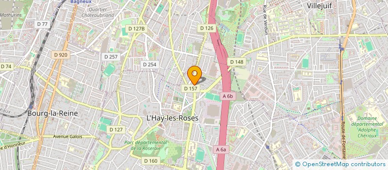 localisation de l'entreprise MONSIEUR PHILIPPE FOURNIER  L'HAY-LES-ROSES