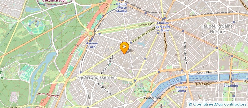 localisation de l'entreprise MONSIEUR PHILIPPE FOURNIER  PARIS