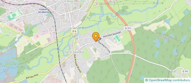 localisation de l'entreprise MONSIEUR PHILIPPE FOURNIER  SAINT-SAUVEUR