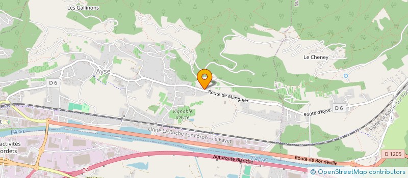 localisation de l'entreprise MONSIEUR PHILIPPE FOURNIER-BIDOZ  AYSE