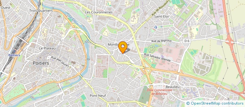 localisation de l'entreprise MONSIEUR PHILIPPE FOUSSARD  POITIERS