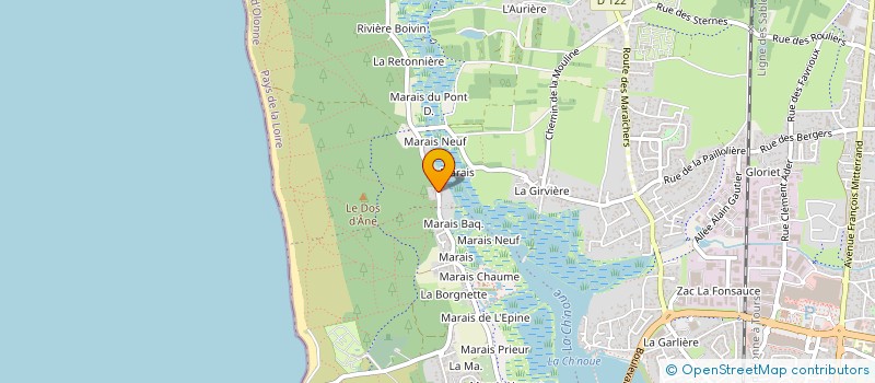 localisation de l'entreprise MONSIEUR PHILIPPE FRADET à LES SABLES D'OLONNE