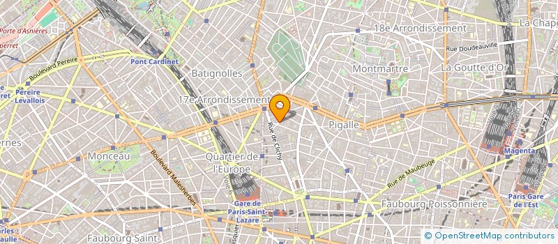 localisation de l'entreprise MONSIEUR PHILIPPE FRANCASTEL  PARIS