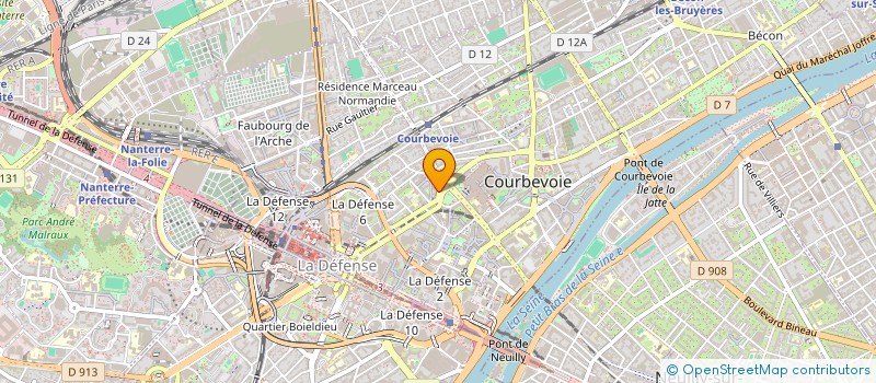 localisation de l'entreprise MONSIEUR PHILIPPE FRANCIN à COURBEVOIE