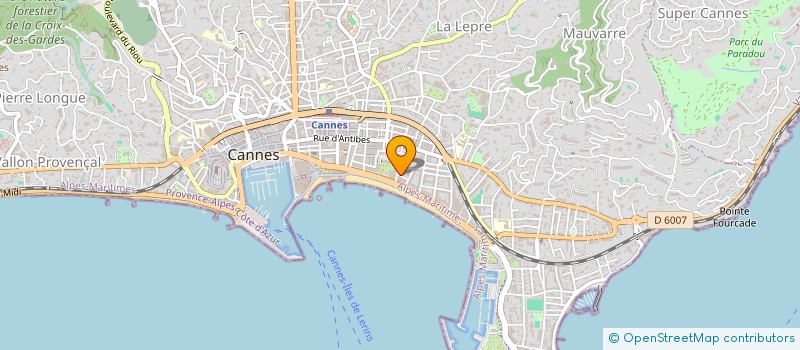 localisation de l'entreprise MONSIEUR PHILIPPE FRANCO à CANNES