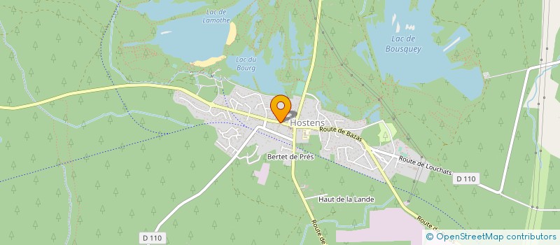 localisation de l'entreprise MONSIEUR PHILIPPE FRANCOIS  HOSTENS