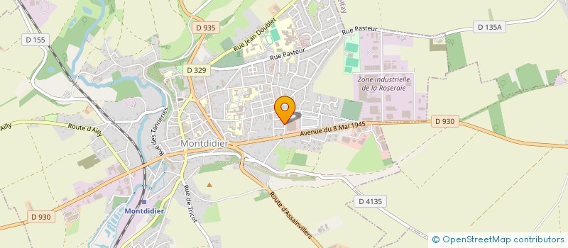 localisation de l'entreprise MONSIEUR PHILIPPE FRANCOIS MI BRUXELLES  MONTDIDIER