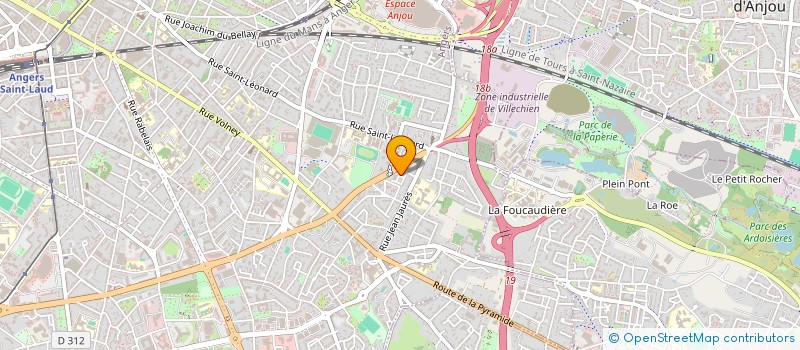 localisation de l'entreprise MONSIEUR PHILIPPE FRANCON à ANGERS