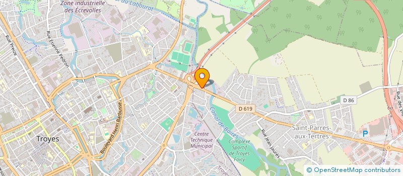 localisation de l'entreprise MONSIEUR PHILIPPE FRANZ  SAINT-PARRES-AUX-TERTRES