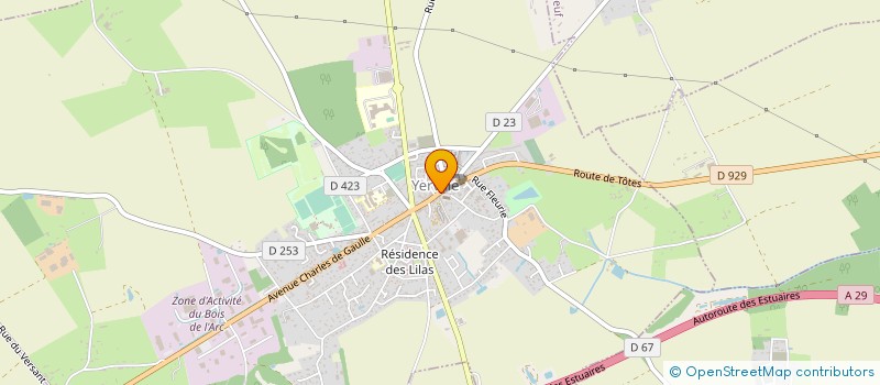 localisation de l'entreprise MONSIEUR PHILIPPE FRAS à YERVILLE