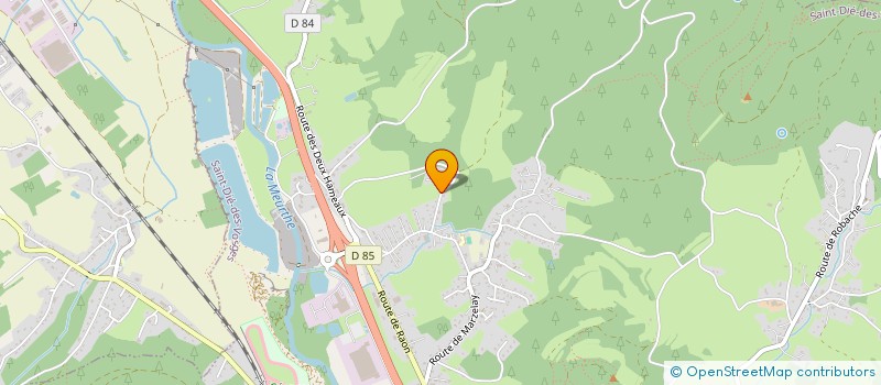 localisation de l'entreprise MONSIEUR PHILIPPE FRECHARD  SAINT-DIE-DES-VOSGES