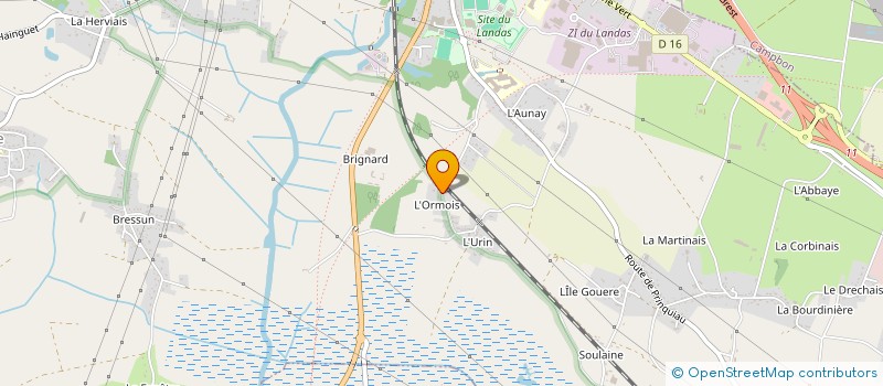 localisation de l'entreprise MONSIEUR PHILIPPE FREDOUILLARD  PONTCHATEAU