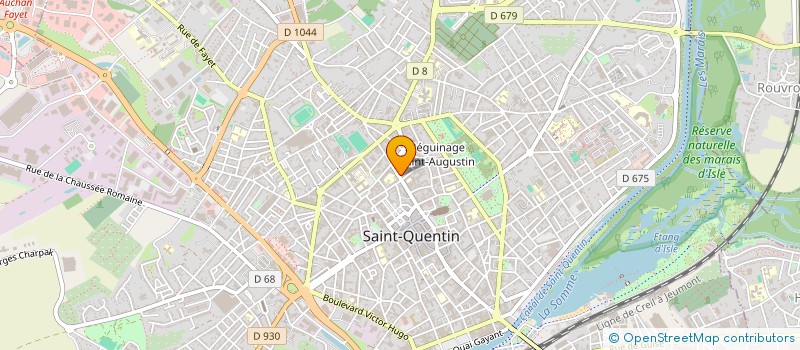 localisation de l'entreprise MONSIEUR PHILIPPE FRENOIS  SAINT-QUENTIN