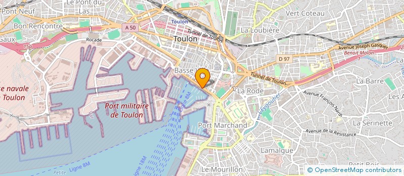localisation de l'entreprise MONSIEUR PHILIPPE FRERE à TOULON