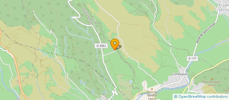 localisation de l'entreprise MONSIEUR PHILIPPE FRERE  SAINT-CHINIAN